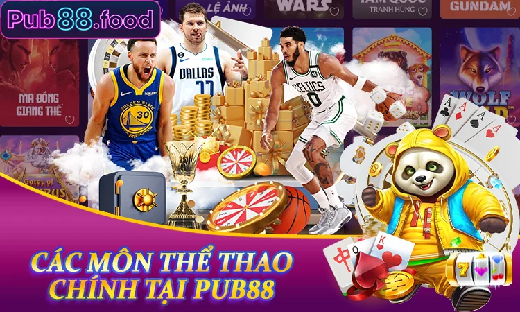 Các môn thể thao chính tại PUB88