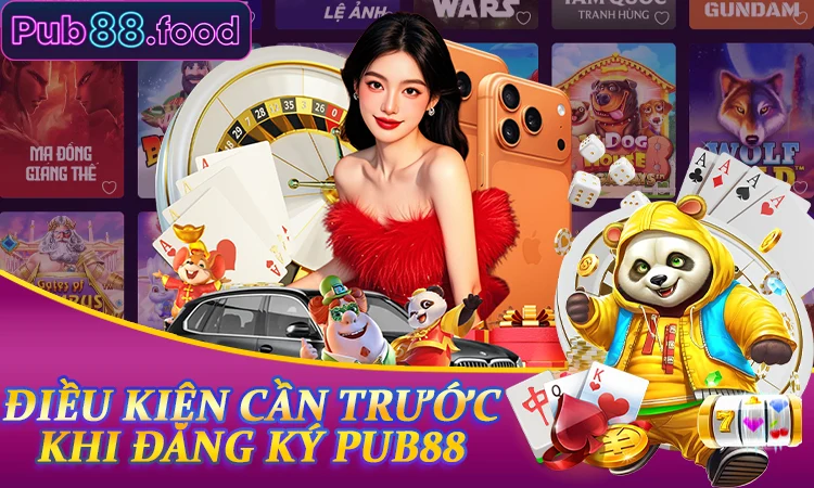 Điều kiện cần biết trước khi Đăng ký PUB88